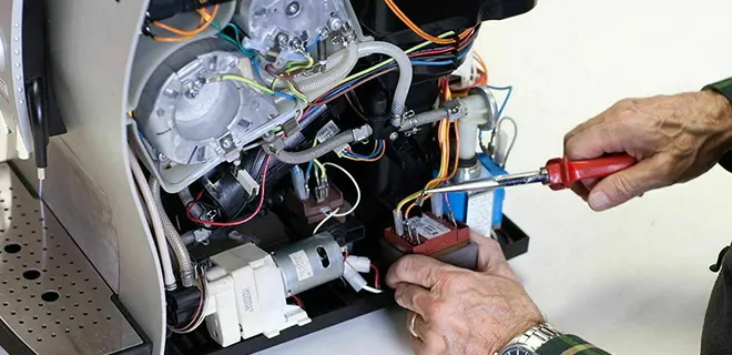 Замена сканера штрихкода в Jacobs Tassimo T55